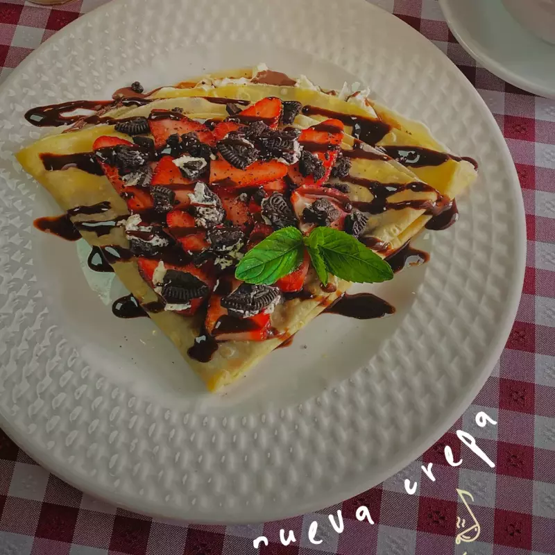 Crepa cheesecake oreo