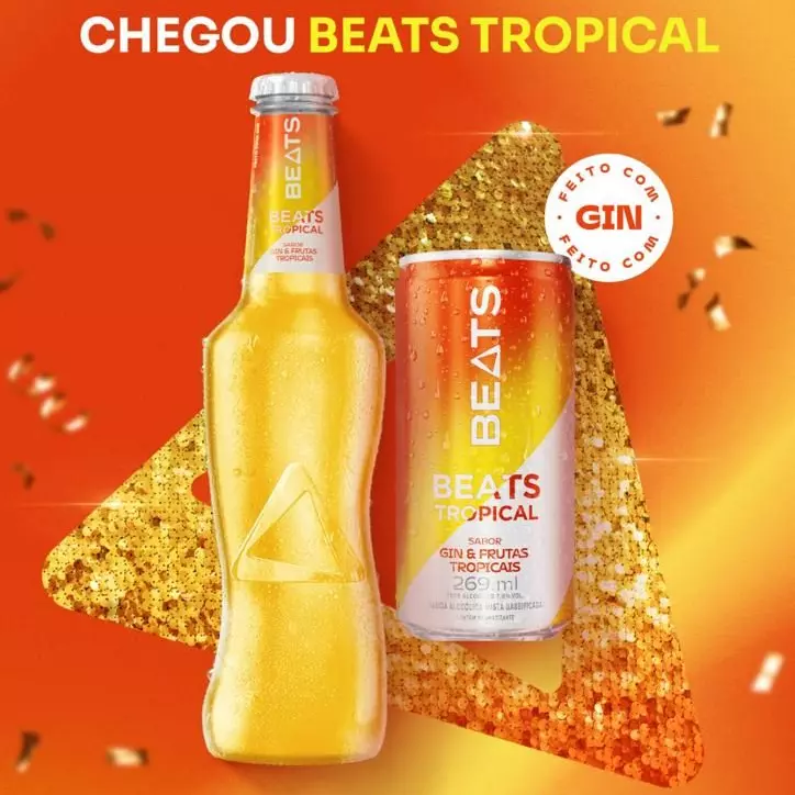 Skol BeatsTropical Long Neck 269ml🍸