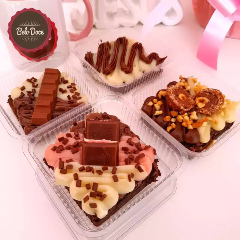 Combo 3 Brownies c/Cobertura