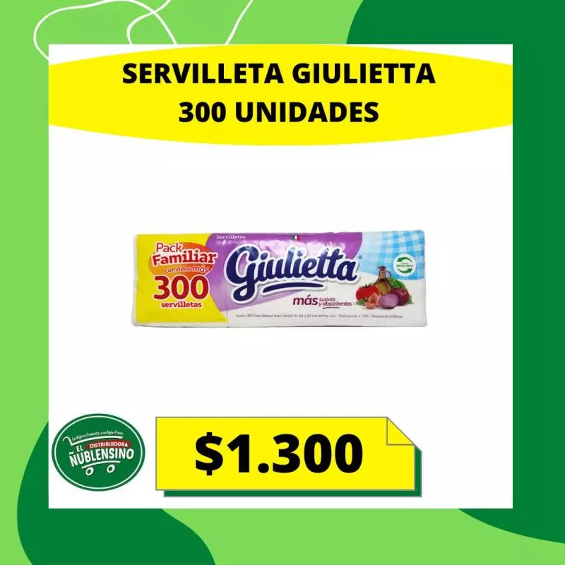 Servilleta familiar 300unidades