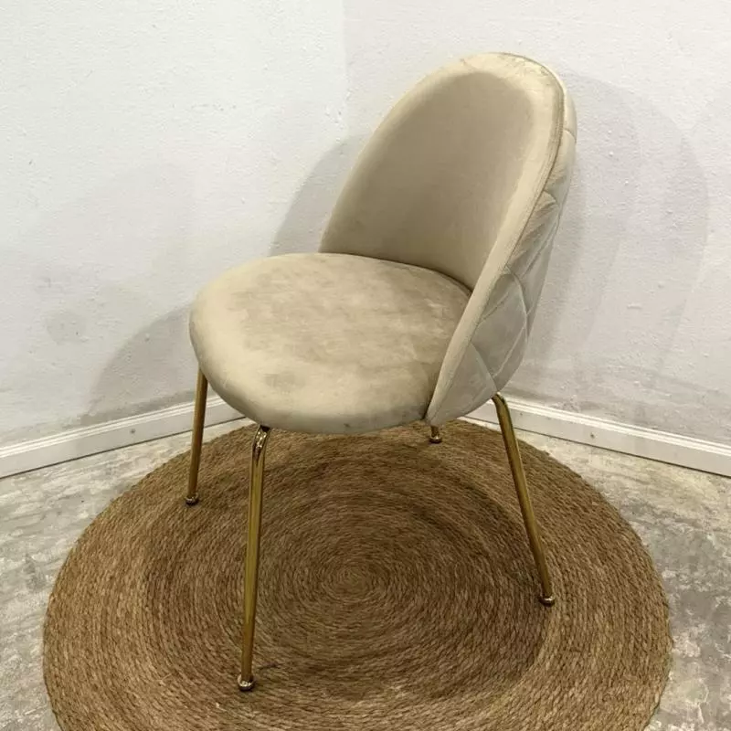 Silla Frank pana pata dorada Visón