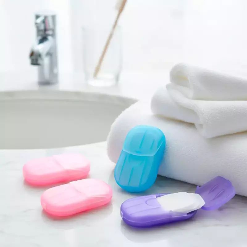 LAMINAS DE PAPEL JABÓN PORTATIL