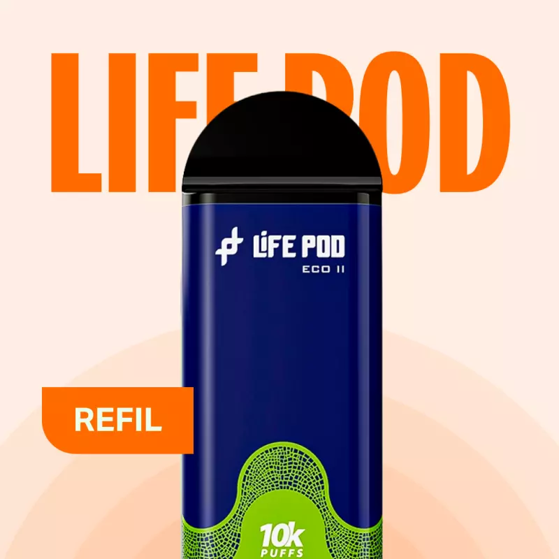 REFIL LIFE POD 10K - Sem Bateria