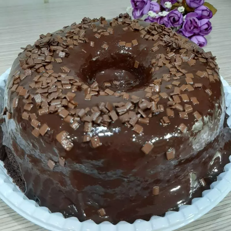 Bolo G com açúcar ou eritritol