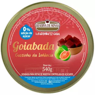 Goiabada Zero Açúcar R.de Minas