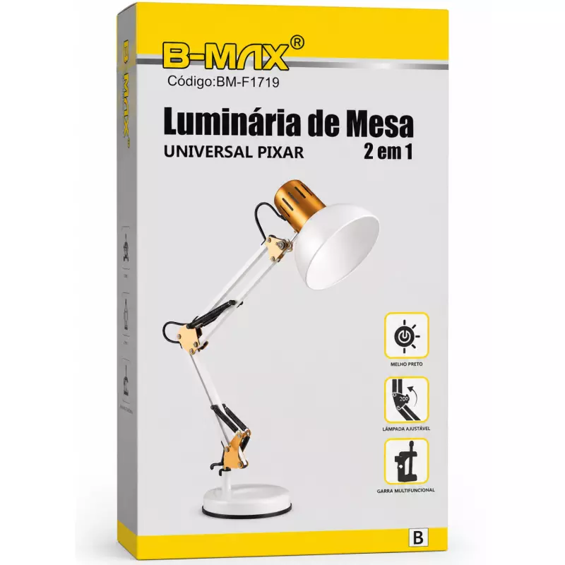 LUMINÁRIA DE MESA 2 EM 1 BM-F1719