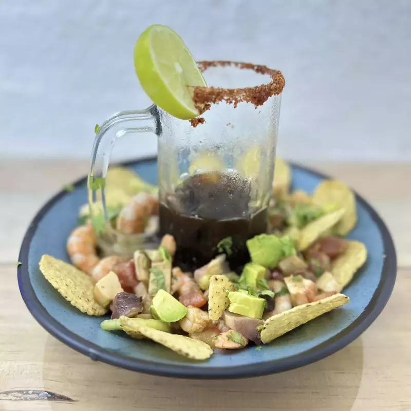 MicheBiche servido con 1 michelada