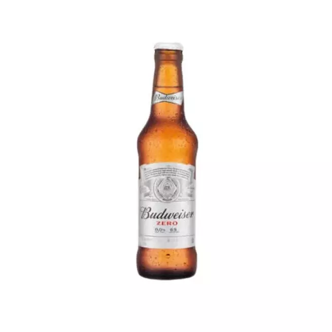 BUDWEISER ZERO LONG NECK 330ML 24/UN