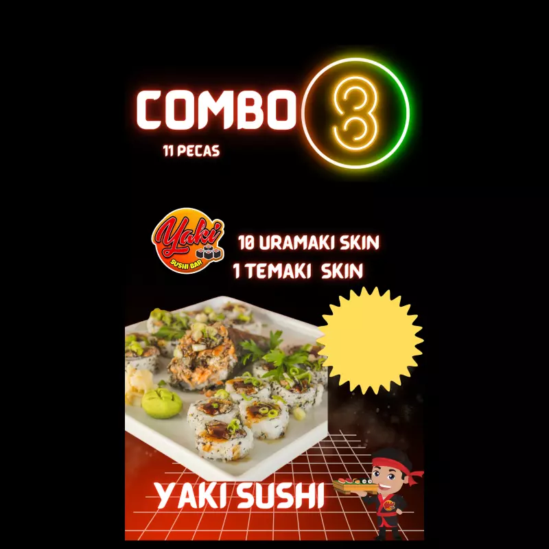 COMBO (8) 11 peças