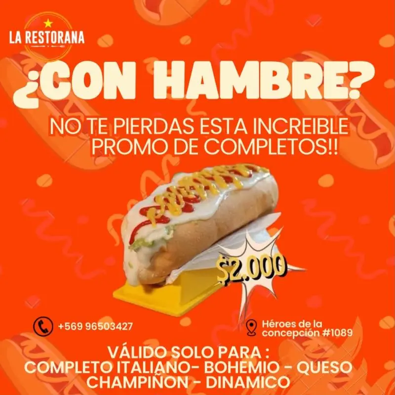 Completos promocion