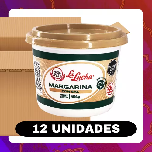 Bulto la Lucha Margarina C/Sal 454g