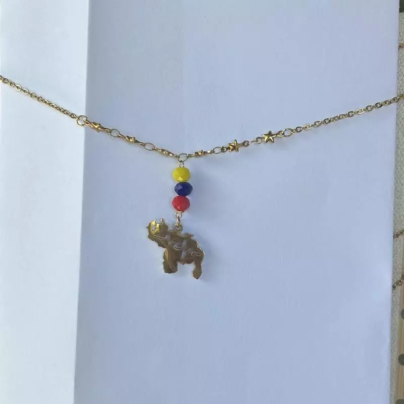 Collar estrellas mapa