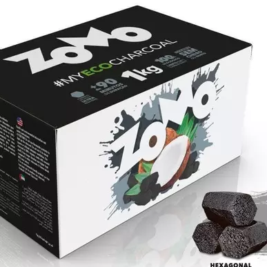 CARVAO ZOMO CAIXA 1KG