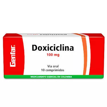 DOXICICILINA 100MG CAJA X 10 COMPRIM