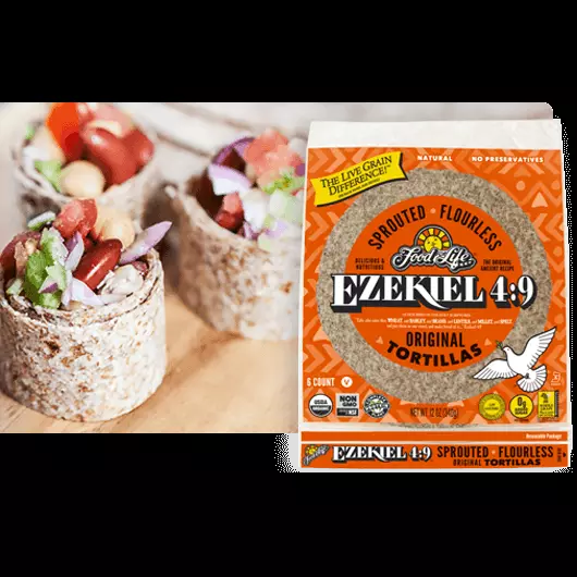 Tortillas de cereales germinados