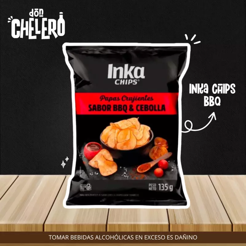 INKA CHIPS SABOR BBQ&CEBOLLA 135G
