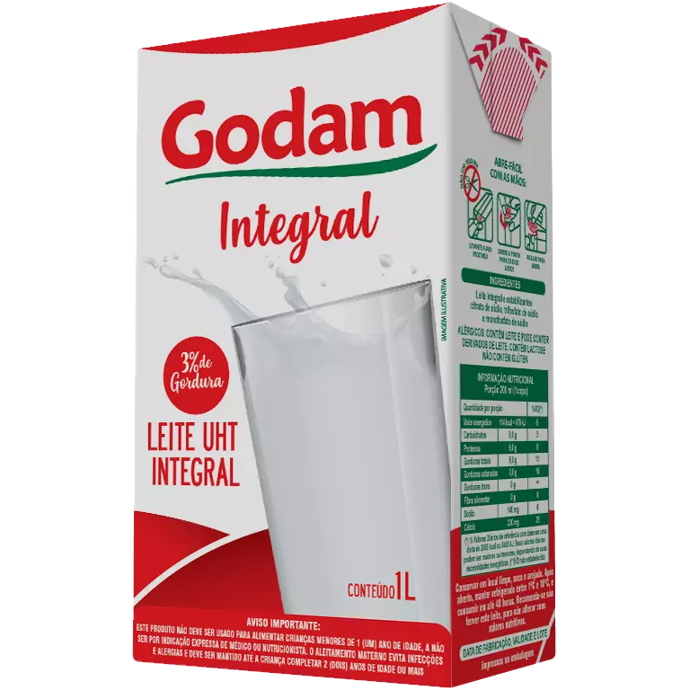 Leite Integral Godam 1LT