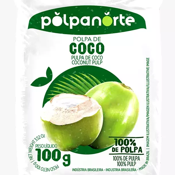 Polpa de Coco Polpanorte 100g