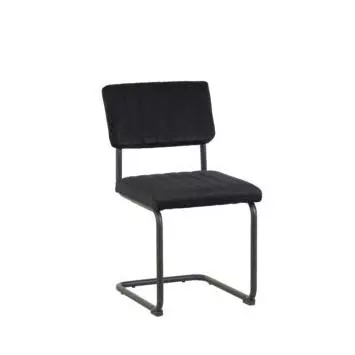 Silla Cesca negro pana All Black