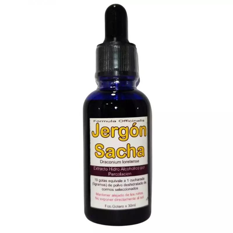 Jergón Sacha gotas