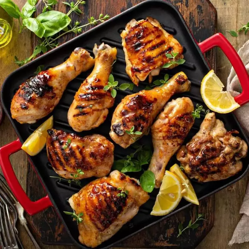 Jueves 21 Mayo - Pollo a la parrilla