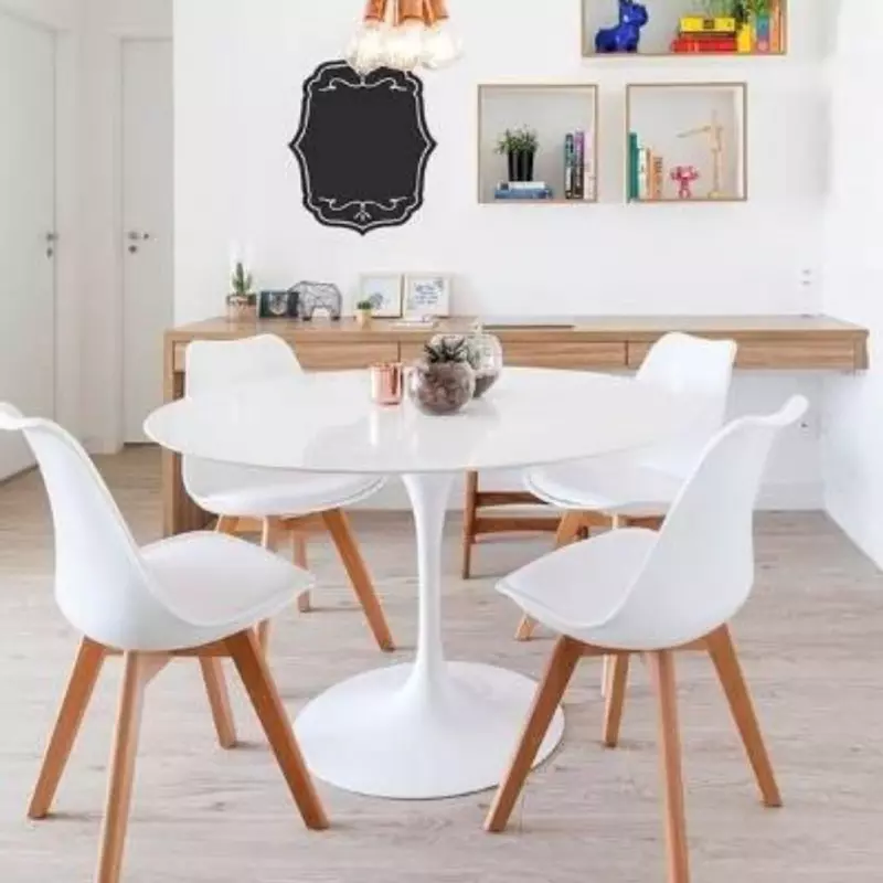 Mesa Tulip 100 cm+ 4 sillas tulip