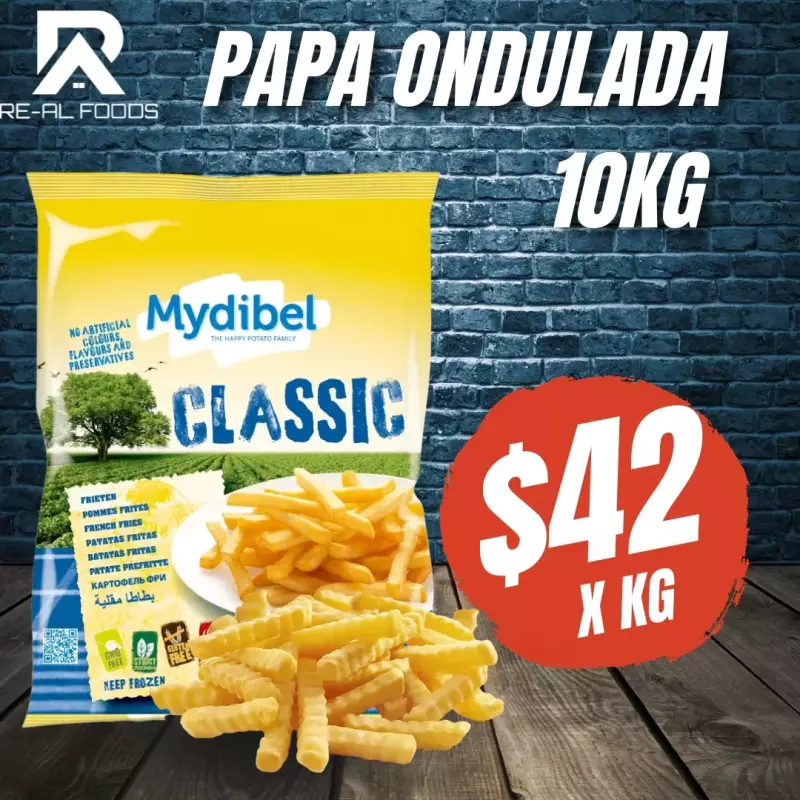 PAPA ONDULADA 10KG MYDIBEL