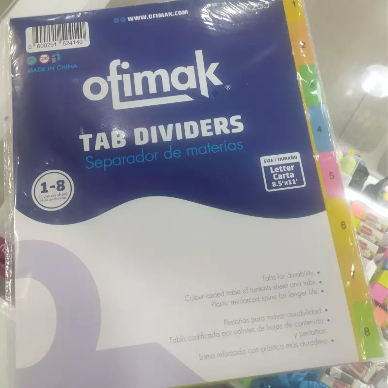 Separadores plásticos ofimak