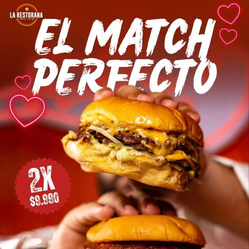 Promocion 2 Burger simples