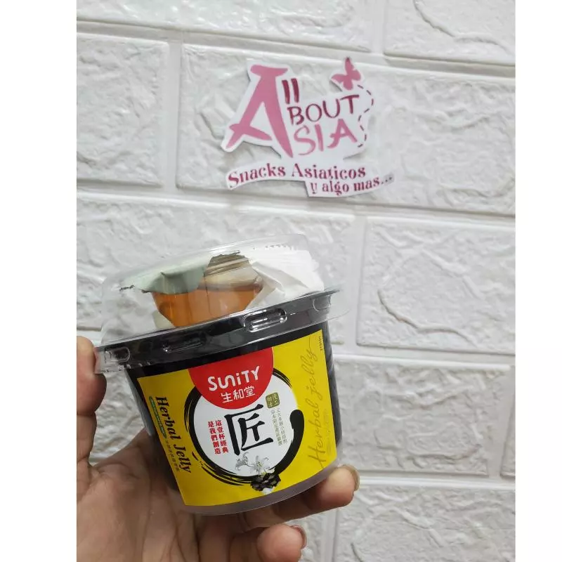 Gelatina de hierbas y miel