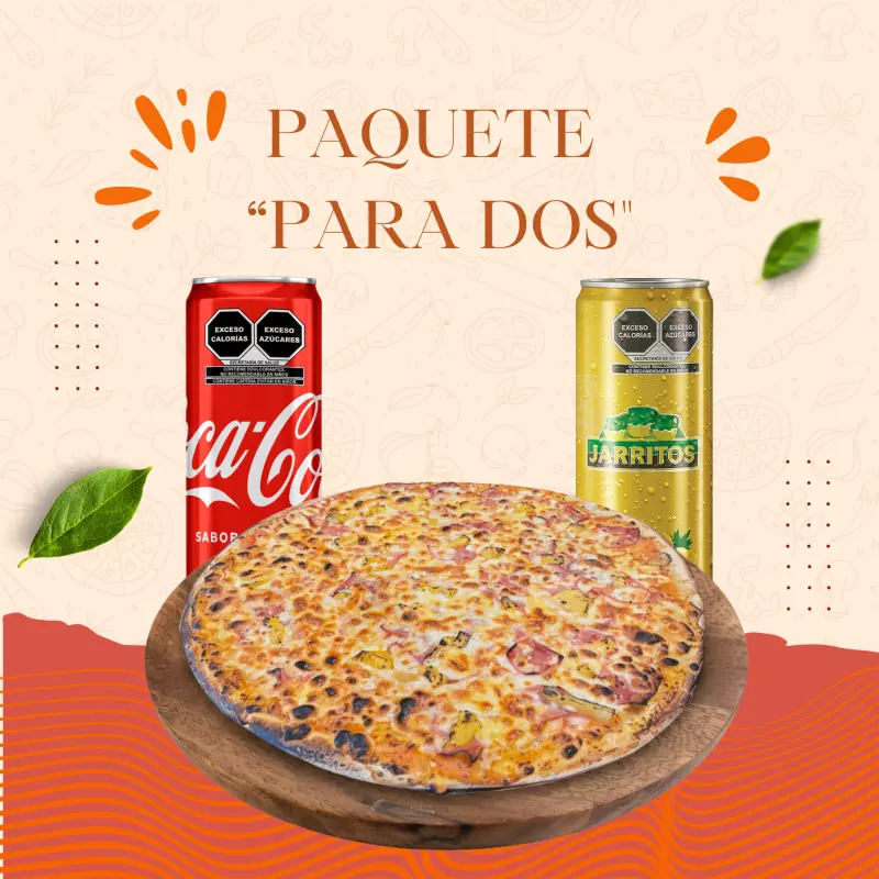 Paquete Pizza Para Dos