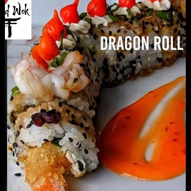 URAMAKI DRAGON ROLL (10 PEÇAS)