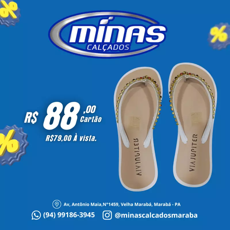 Chinelo Branco RF:24129