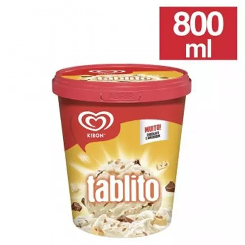 Sorvete Kibon Premium Tablito 800ml