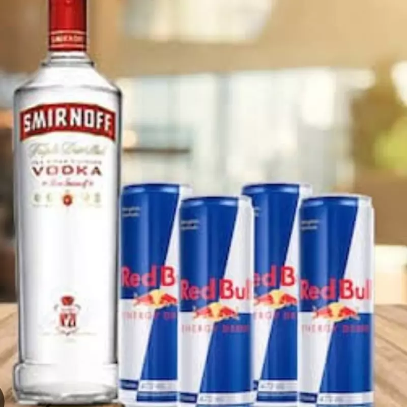 Smirnoff + 4 Red Bulls