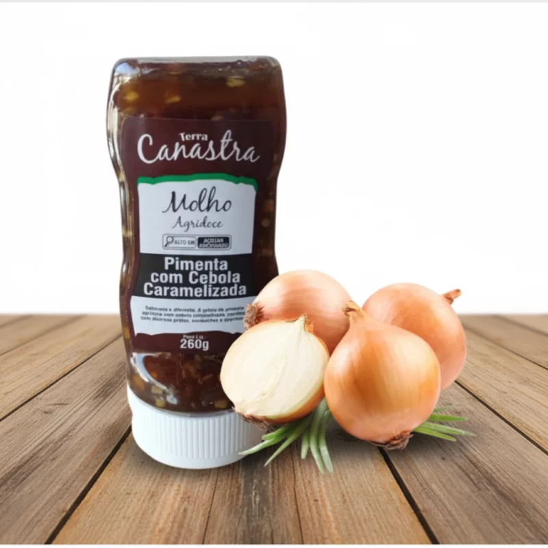 Geleia pimenta cebola caramelizada