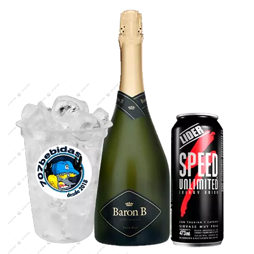 Baron B + Speed Xl + Vaso de hielo