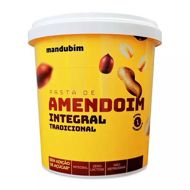 Pasta de Amendoim Integral - Mandubim 1kg
