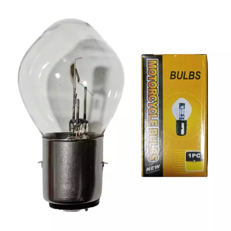 BOMBILLO 2 PATAS VIDRIO TRANSPARENTE