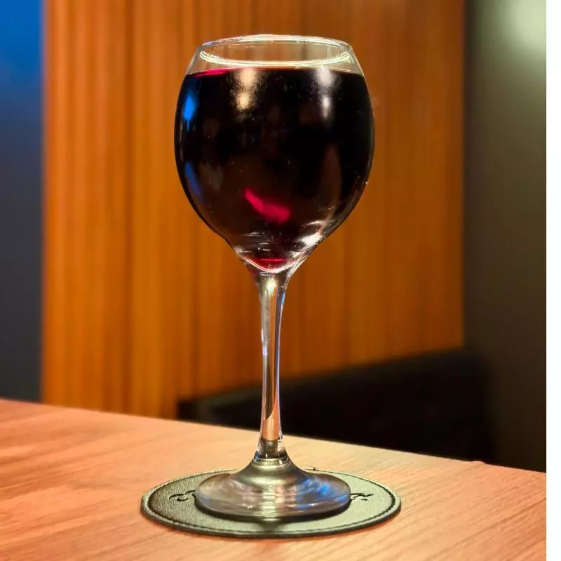 Taça de vinho suave