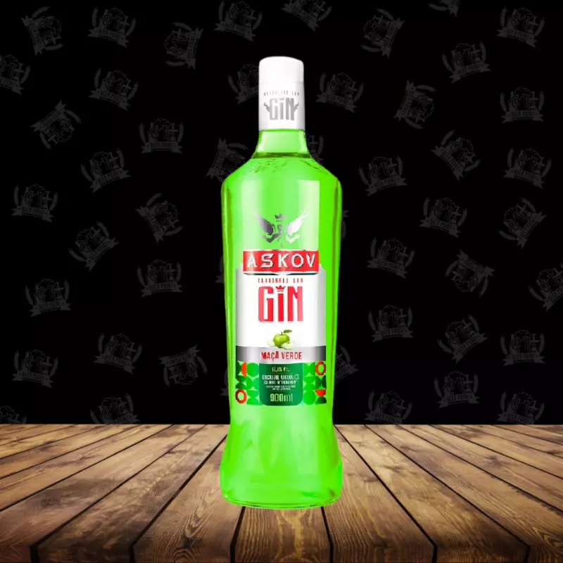 Gin Askov Maçã Verde 900ml