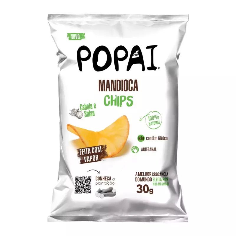 Chips Mandioca c/ salsa e cebola
