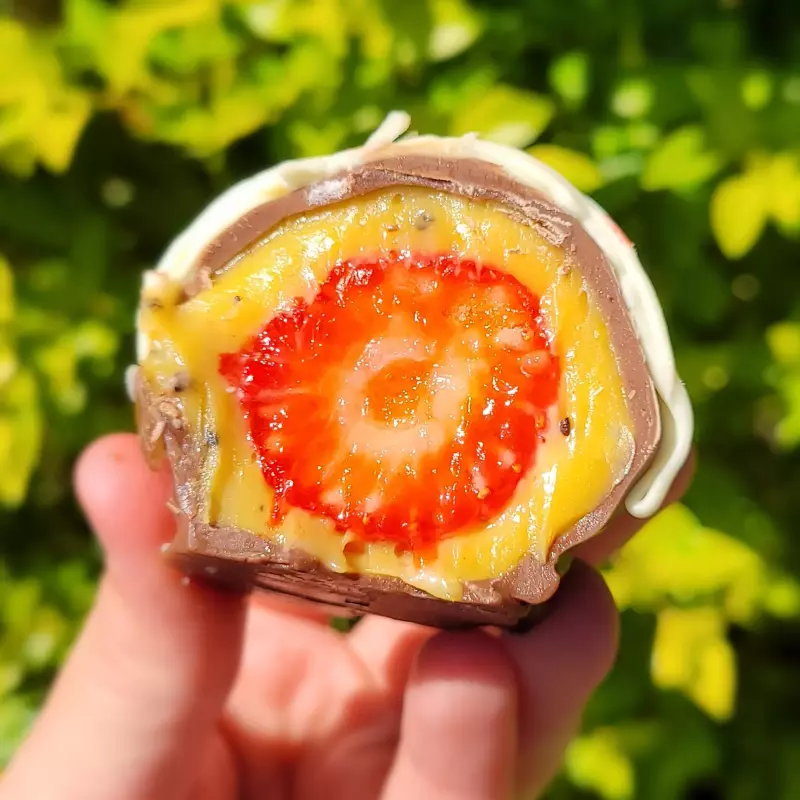 Bombom Morango maracujá