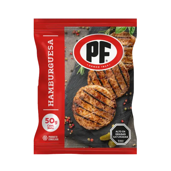 HAMBURGUESA PF 50GR