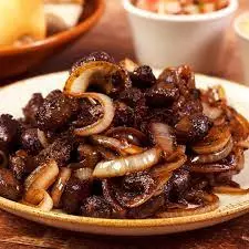 Coração Flambado no Conhaque