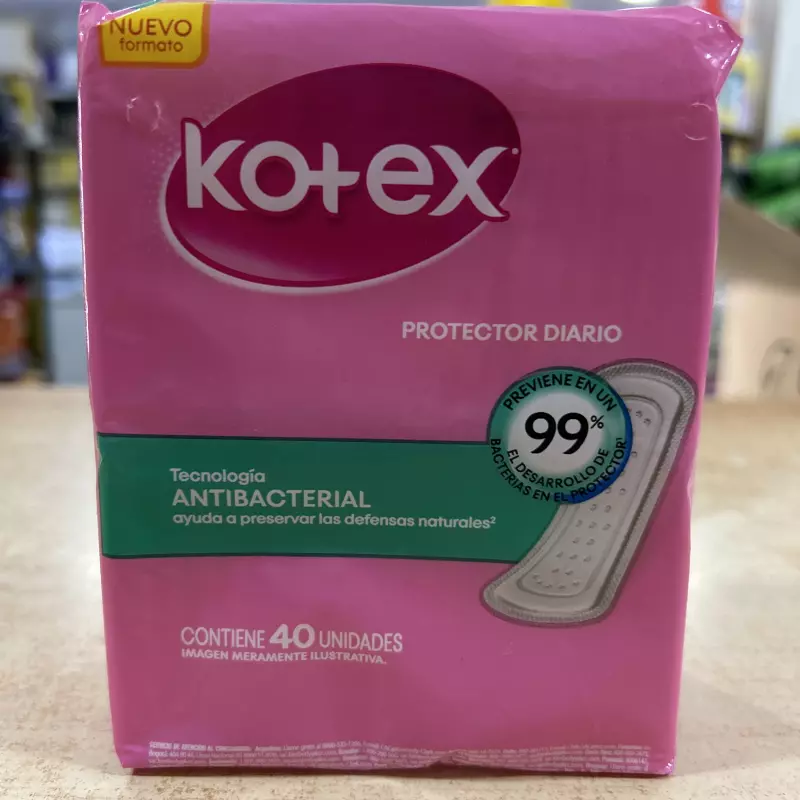 Protector diario Kotex 40unidades