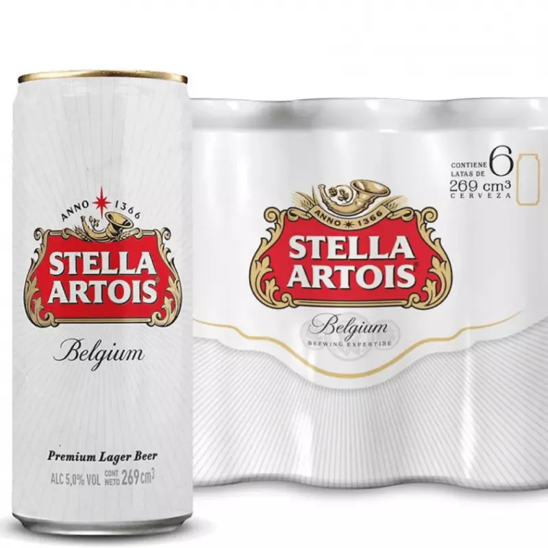 Cerveza Stella Artois lata