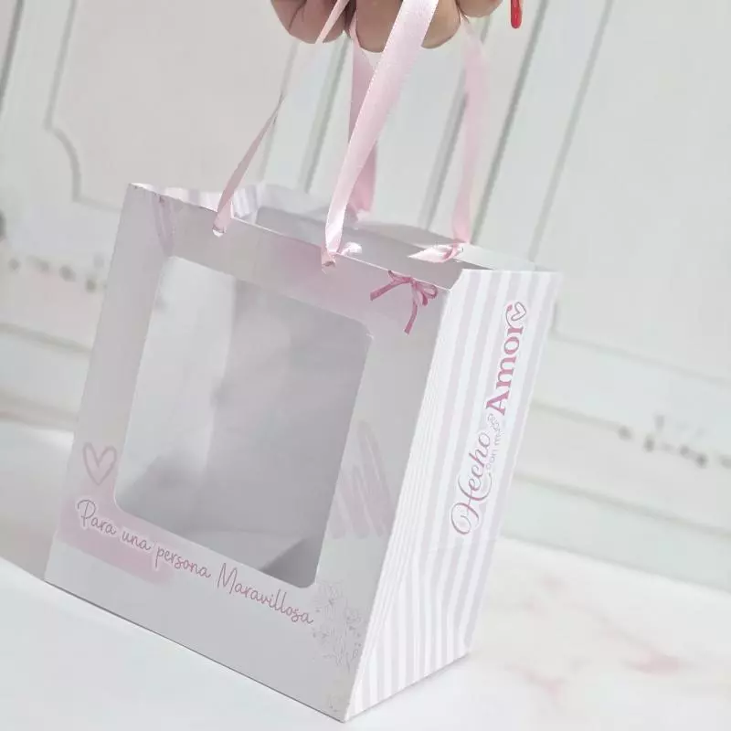 Bolsa regalo ventana rosita