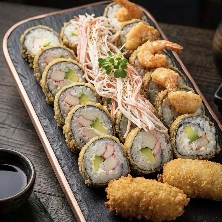 1/2 Combo Tempura + 2 croquetas