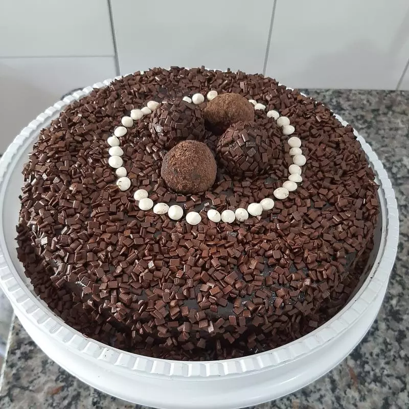 Bolo festa g com açúcar ou eritritol